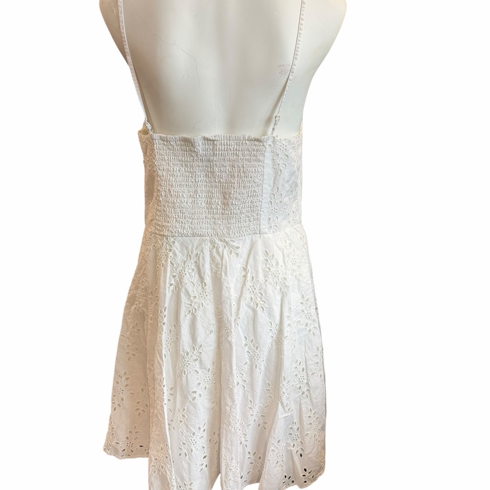 Old Navy White Eyelet Midi Dress - Picture 5 of 8